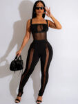 black-mesh-cut-out-strappy-bodysuit-pants-two-piece-set-hot-miami-styles-704349