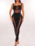 black-mesh-cut-out-strappy-bodysuit-pants-two-piece-set-hot-miami-styles-704349