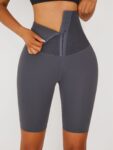 Tight-fitting-High-waist-Sports-Shorts-Gray-S-ZASUWA