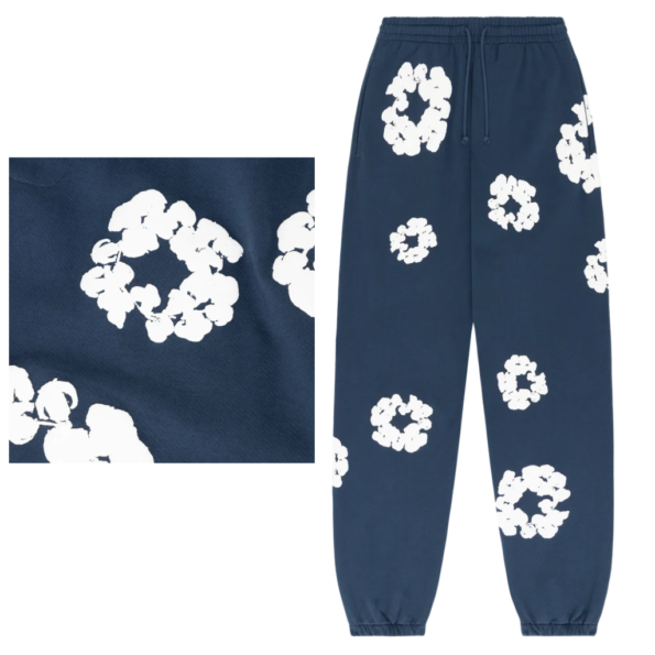 Denim Tears The Cotton Wreath Sweatpants Blue