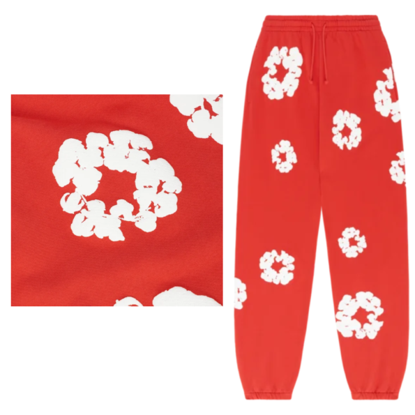 Denim Tears The Cotton Wreath Sweatpants Red