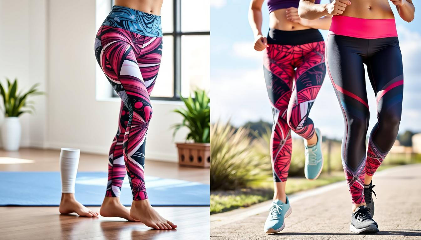 Yoga Leggings And Running Leggings