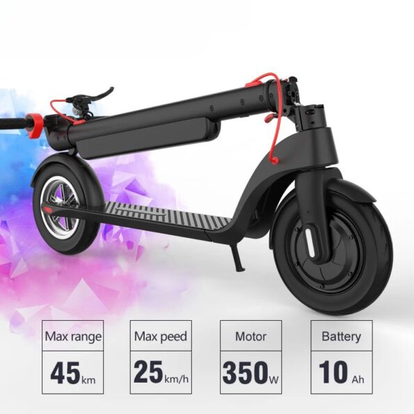 Buyco X8 350W 50Kmh Electric Scooter with Removable Battery